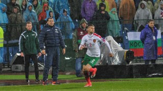 Защитникът на националния отбор Страхил Попов явно бе доста