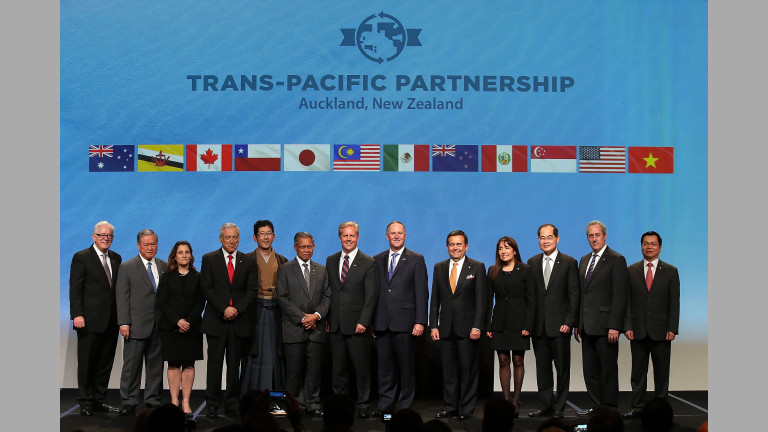 Търговското споразумение за тихоокеанско сътрудничество, в което ще участват 11