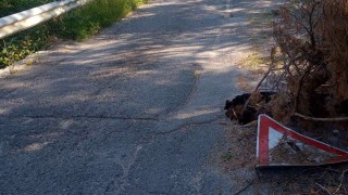 Пропадане на пътя Елисейна-Миланово застрашава живота на хората