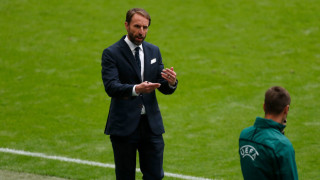 Селекционерът на Англия Гарет Саутгейт говори преди полуфинала на Евро