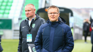 Треньорът на Лудогорец Валдас Дамбраускас говори след победата с 3 1