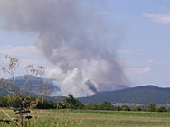 Над 130 000 дка поля и гори изгоряха край Тополовград 