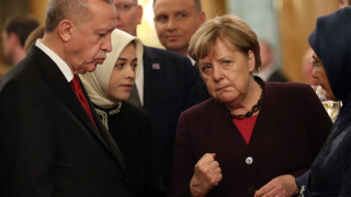 Турският президент Реджеп Ердоган и германският канцлер Ангела Меркел проведоха