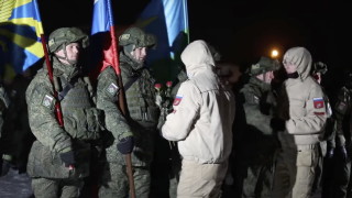 Подразделения на руски миротворци от колективните мироопазващи сили на ОДКБ