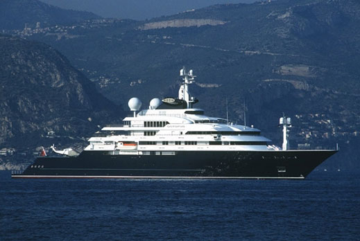 Най-скъпата яхта в света е собственост на Роман Абрамович