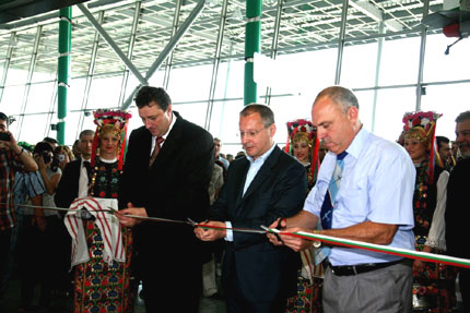 Новият терминал на летище Пловдив - изграден за рекорден срок 