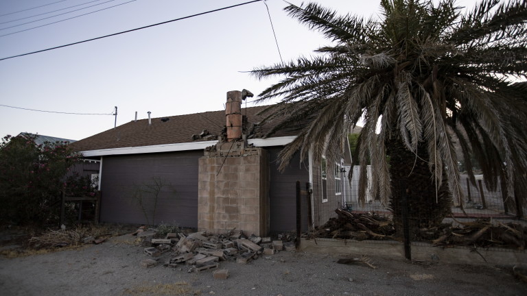 Силно вторично земетресение е регистрирано в Южна Калифорния рано тази