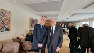 Ръководството на Българския футболен съюз почете паметта на дългогодишния президент