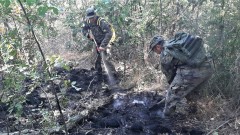 И военните борят пожарите в Хасково