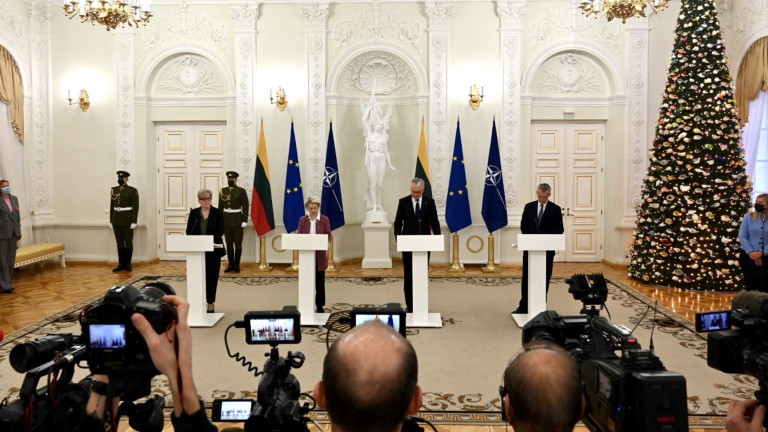 От Литва ЕС и НАТО обещават общи действия срещу хибридните заплахи