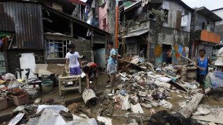Хиляди засегнати от поредния тайфун във Филипините 