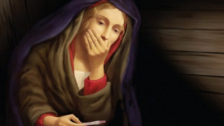 Скандално: Дева Мария с тест за бременност в ръка 
