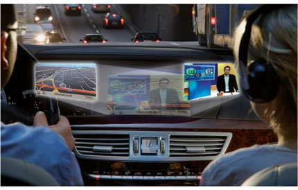 Mercedes-Benz SPLITVIEW – две програми на един екран  
