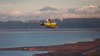 Във Ванкувър Канада самолет с изцяло електрическо захранване извърши първи