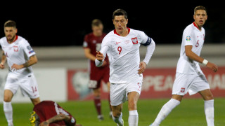 Левандовски донесе победата на Полша над Латвия