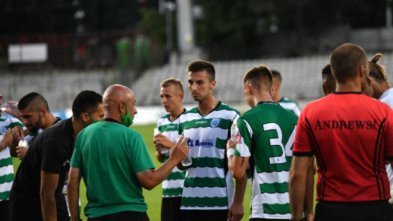 Треньорът на Черно море в мача с Ботев (Пловдив) Мартин