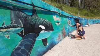 Стотици обитатели на морския свят оживяват на крайбрежната алея до