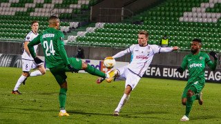 Лудогорец - ЛАСК 1:3, гол на Мадсен