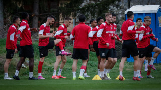 Днес преди обяд ЦСКА проведе възстановителна тренировка след вчерашния двубой