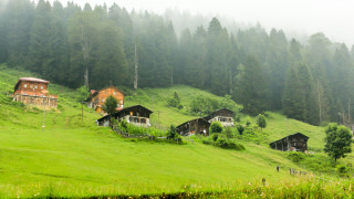 Провинция Ризе на брега на Черно море близо до североизточната