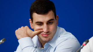 Олимпийският ни шампион по борба Семен Новиков говори на