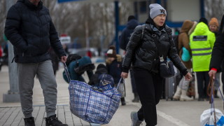 Eжедневното движение на хора бягащи от войната в Украйна е