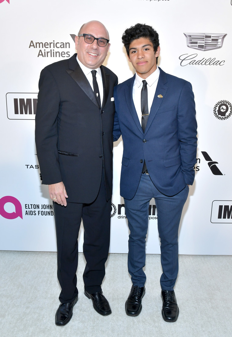 Със сина си Нейтън