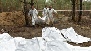 Ексхумирани са 146 тела от масовия гроб в Изюм