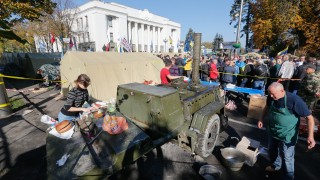Десетки задържани на протеста в Киев 