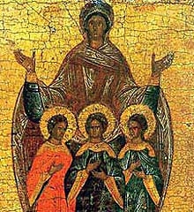 Почит към Св. мъченици Вяра, Надежда, Любов и майка им София
