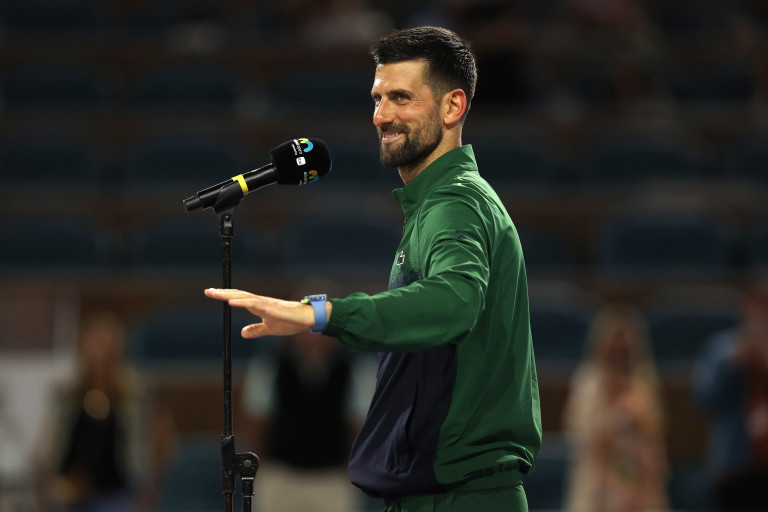 Новак Джокович след загубения финал на Miami Open 2025