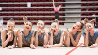 Златен медал за ансамбъла ни по художествена гимнастика - девойки!