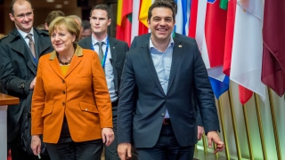 Премиерът на Гърция Алексис Ципрас и германският канцлер Ангела Меркел