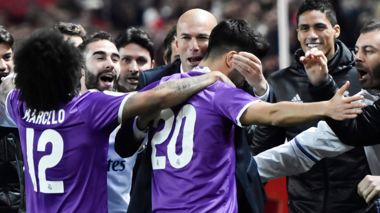 Треньорът на Реал (Мадрид) - Зинедин Зидан не остана съвсем