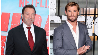 Наскоро Арнолд Шварценегер и Крис Хемсуърт заснеха промоционален видеоклип за