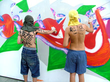 Кадиев търси място за графити в София