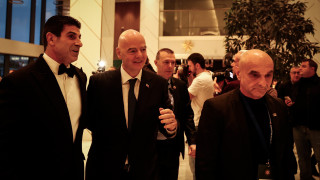 Президентът на ФИФА Джани Инфантино пристигна в България за