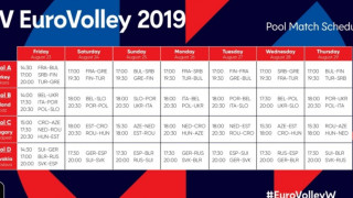 Вече е ясна програмата са дамския Евроволей 2019 От ЦЕВ