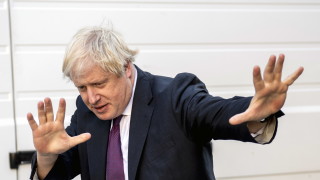 Борис Джонсън бивш външен министър на Великобритания и Саджид Джавид