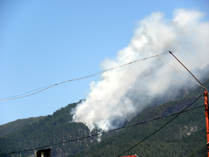 Повече от 24 часа горят 600 дка в Троянския балкан  