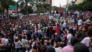 Лидерите на опозицията във Венецуела Леополдо Лопес и Антонио Ледесма