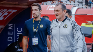 Треньорът на Славия Златомир Загорчич който бе наказан и не