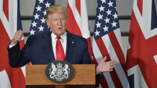 Американският президент Доналд Тръмп заяви в петък че има голям