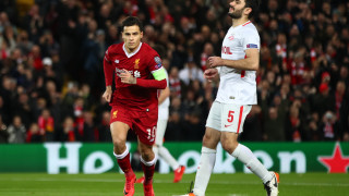 Звездата на Ливърпул Филипе Коутиньо който вчера отбеляза хеттрик