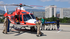 Първата въздушна линейка изпълни първата си мисия до София