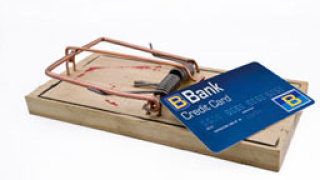 С бастун и кредитна карта