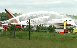 Боинг-747 се разцепи на летището в Брюксел