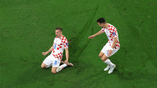 Халфът на хърватския национален отбор Мислав Оршич който вкара победния