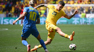 Румъния 3 0 Украйна 61′ Денис Ман напуска терена а