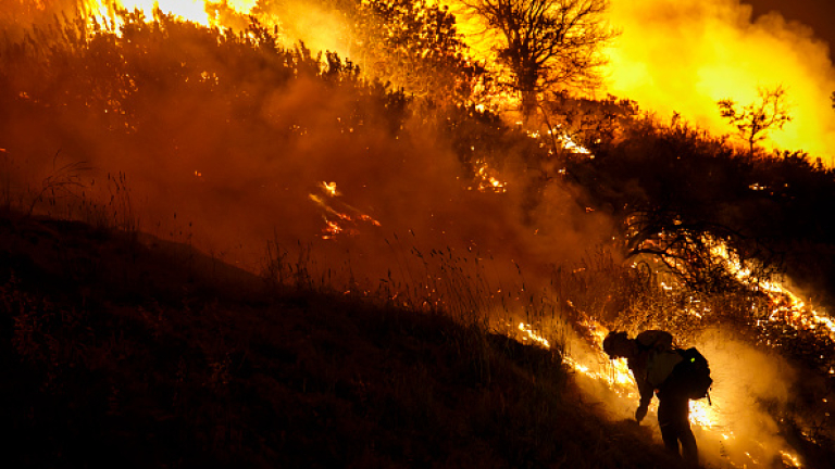 Екстремна опасност от пожари в Гърция